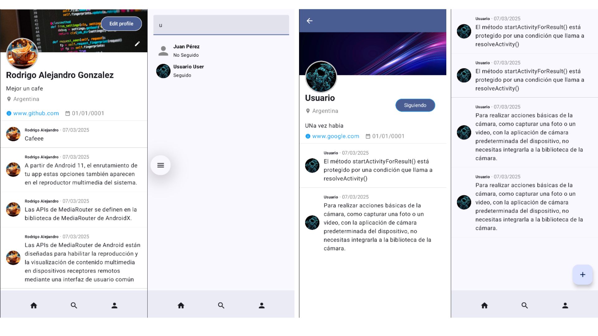 Twitter Clone App